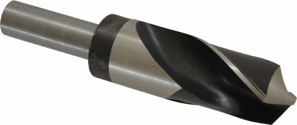 Hertel 306 1-11/32 Reduced Shank Drill Bit: 1-11/32 Dia, 3/4 Shank Dia, 118 0, High Speed Steel Image