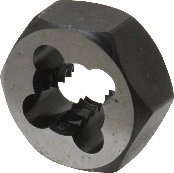 Cle-Line C65603 Hex Rethreading Die: 5/16-18 Thread, Right Hand, Carbon Steel 