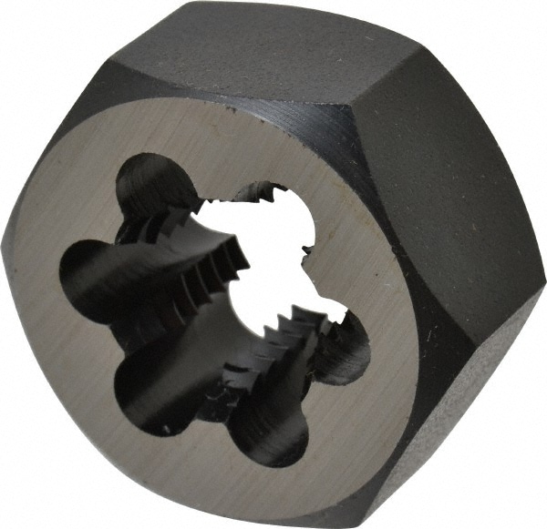 Cle-Line C65616 Hex Rethreading Die: 11/16-11 Thread, Right Hand, Carbon Steel 