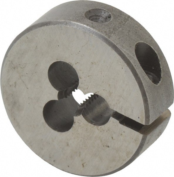 Cle-Line C65119 Round Die: #8-32, 3/8" OD, Carbon Steel Image