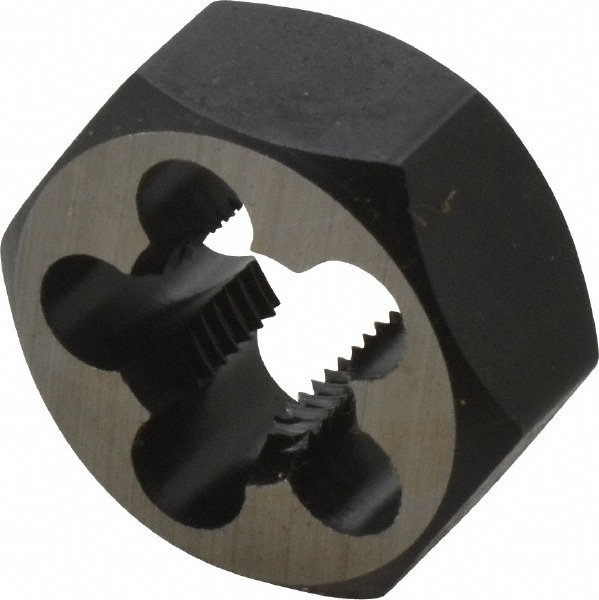 Cle-Line C65611 Hex Rethreading Die: 1/2-20 Thread, Right Hand, Carbon Steel Image