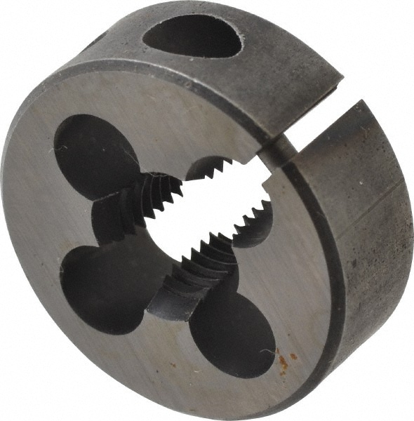 Cle-Line C65160 Round Die: 3/8-24, 3/8" OD, Carbon Steel Image