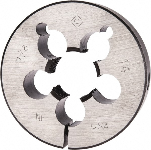 Cle-Line C65396 Round Die: 7/8-14, Carbon Steel 