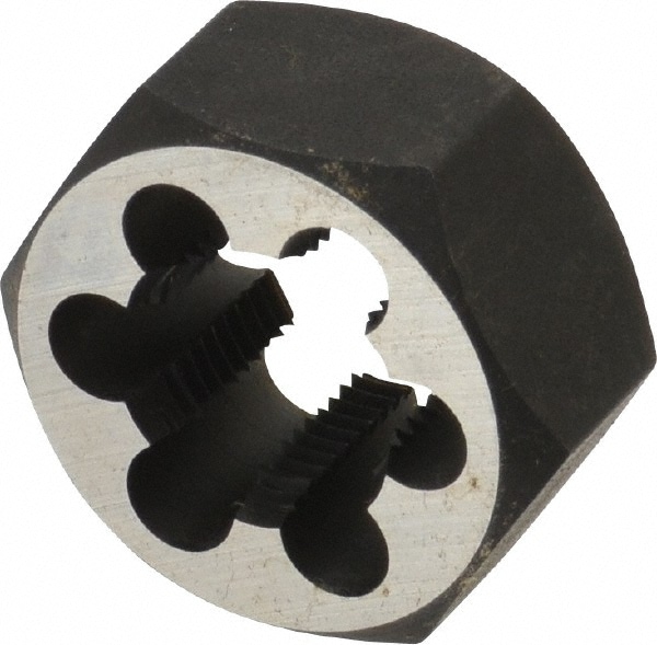 Cle-Line C65619 Hex Rethreading Die: 3/4-16 Thread, Right Hand, Carbon Steel Image