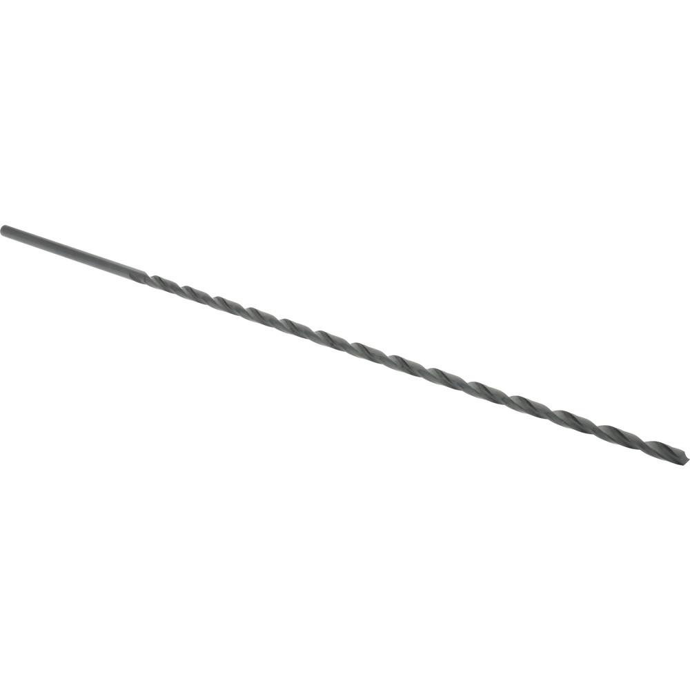 Hertel Extra Length Drill Bit 3/16" Dia, 118 ° Point, High Speed
