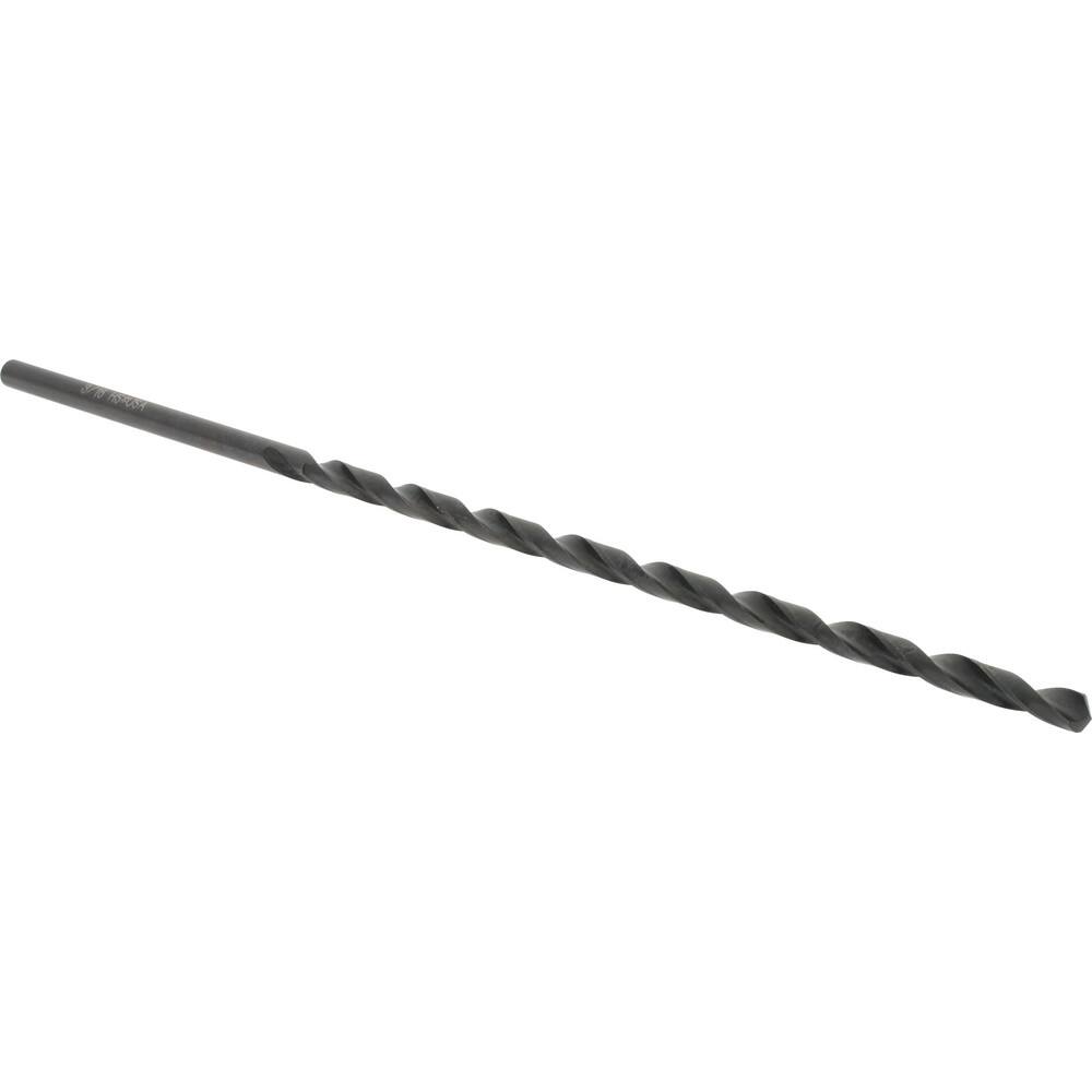 Extra Length Drill Bit: 0.1875" Dia, 118 °, High Speed Steel