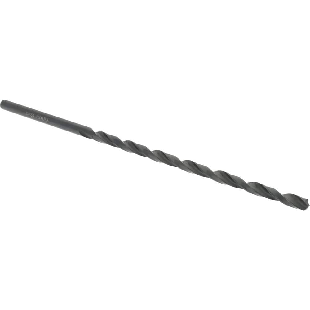 Extra Length Drill Bit: 0.2344" Dia, 118 °, High Speed Steel