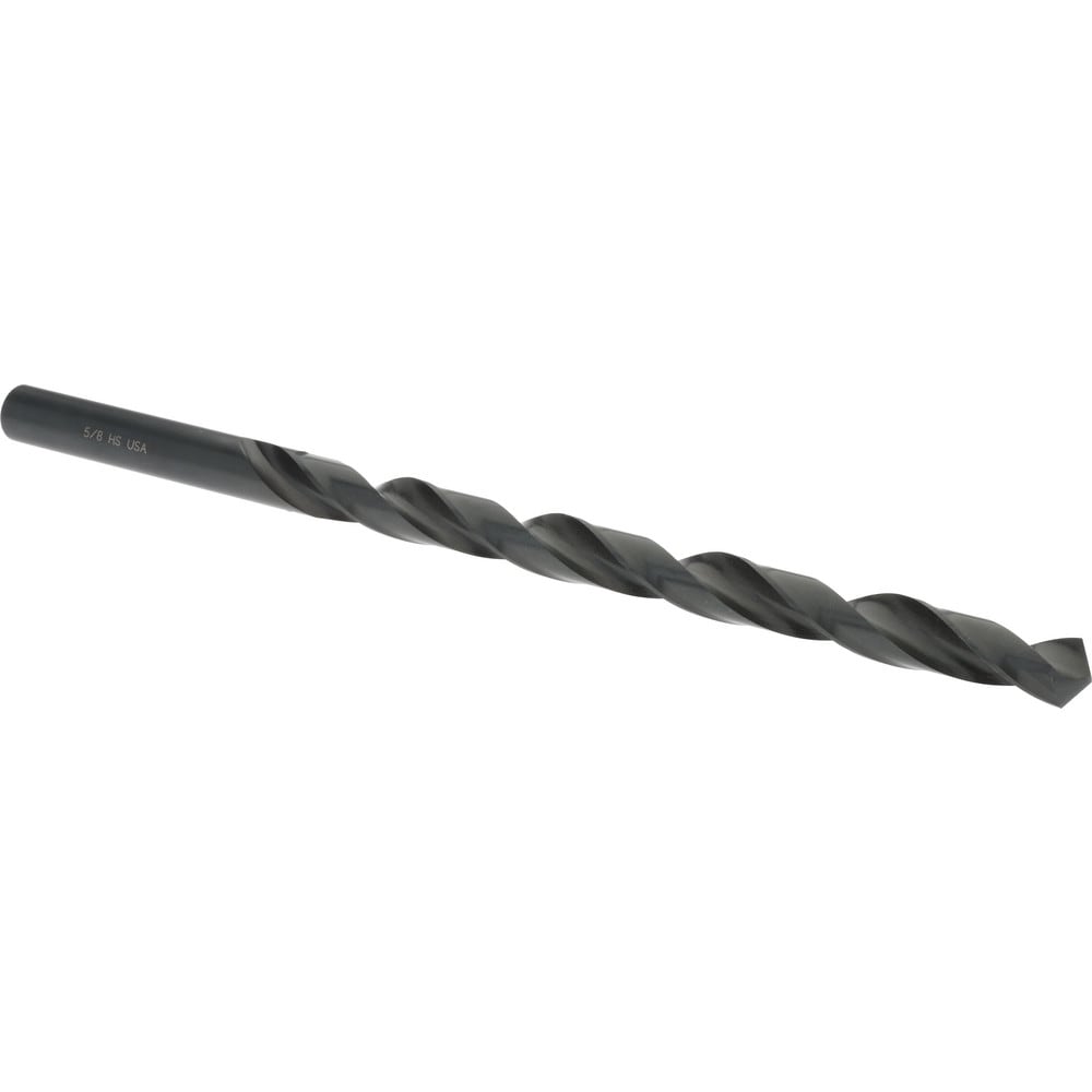 Hertel 212.625 Extra Length Drill Bit: 0.625" Dia, 118 °, High Speed Steel Image