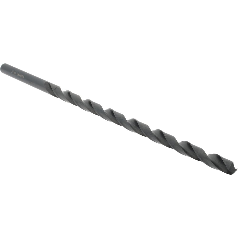 Hertel 212  7/16 Extra Length Drill Bit: 0.4375" Dia, 118 °, High Speed Steel Image