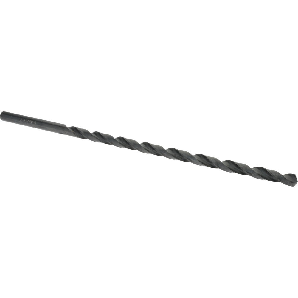 Hertel Extra Length Drill Bit 3/8" Dia, 118 ° Point, High Speed