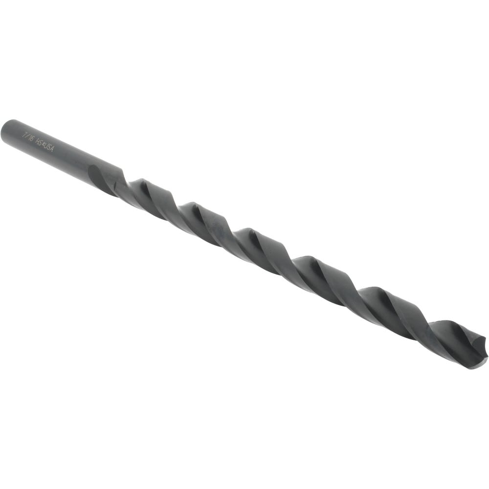 Hertel 208B 7/16 Extra Length Drill Bit: 0.4375" Dia, 118 °, High Speed Steel Image