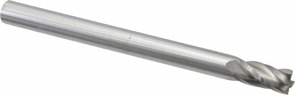 Hertel E599924651 Square End Mill: 0.1575 Dia, 0.315 LOC, 4 Flutes, Solid Carbide Image