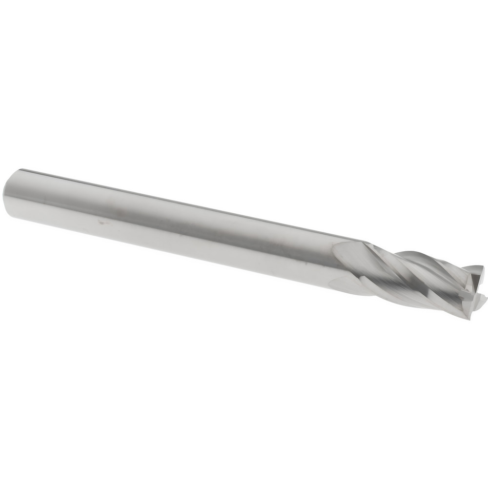 Square End Mill: 5 mm Dia, 10 mm LOC, 4 Flutes, Solid Carbide