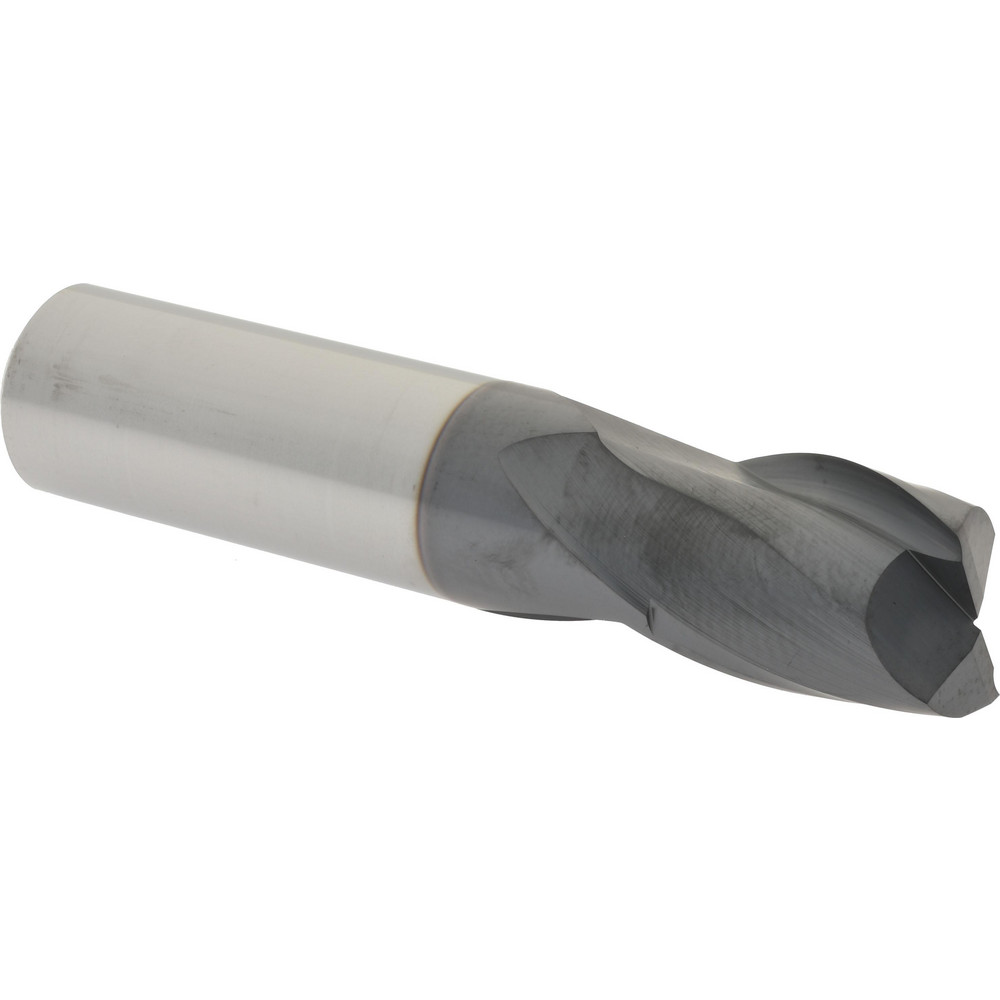 Hertel 750396 Square End Mill: 5/8 Dia, 3/4 LOC, 5/8 Shank Dia, 3 OAL, 2 Flutes, Solid Carbide Image