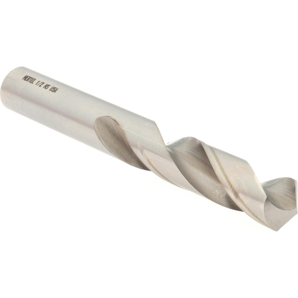 Screw Machine Length Drill Bit 1/2" Dia, 118 ° Point, High Speed Steel