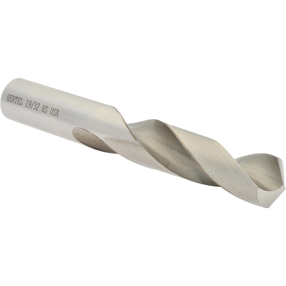 Hertel 89320717 Screw Machine Length Drill Bit: 0.5938" Dia, 118 &deg;, High Speed Steel Image