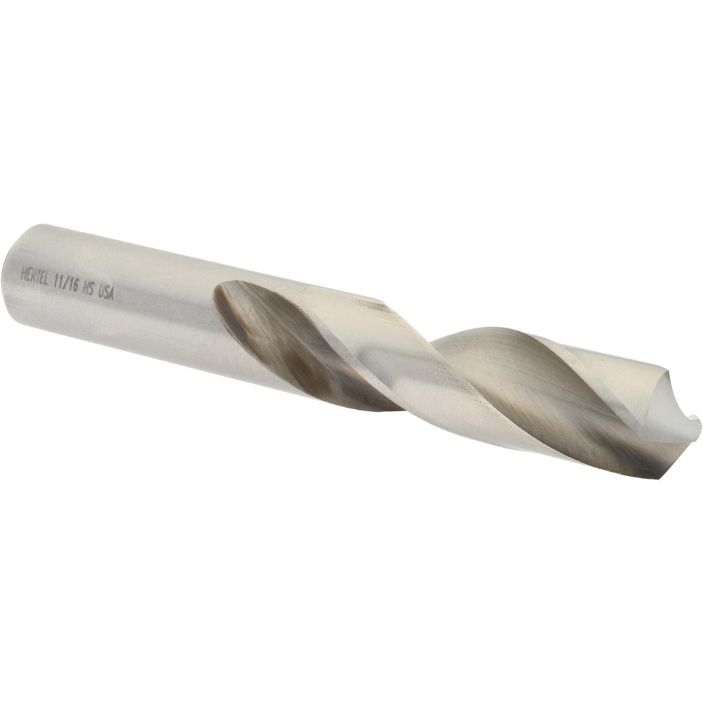 Hertel 89320741 Screw Machine Length Drill Bit: 0.6875" Dia, 118 °, High Speed Steel Image