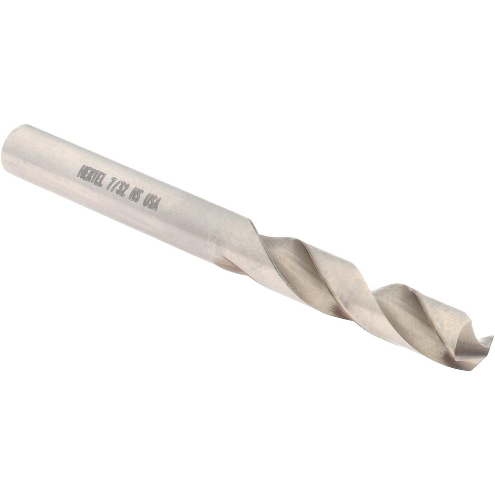 Hertel Screw Machine Length Drill Bit 7/32" Dia, 118 deg Point, High