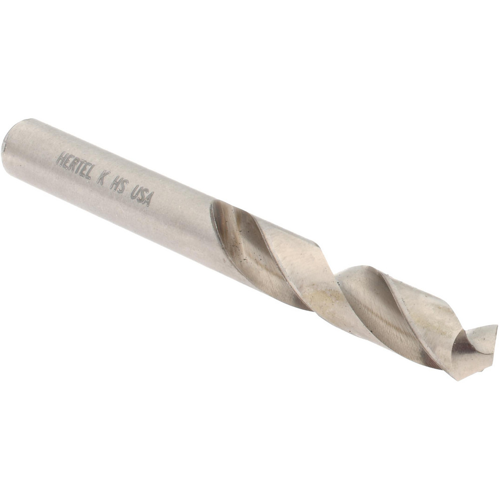 Hertel Screw Machine Length Drill Bit Letter K, 118 deg Point, High