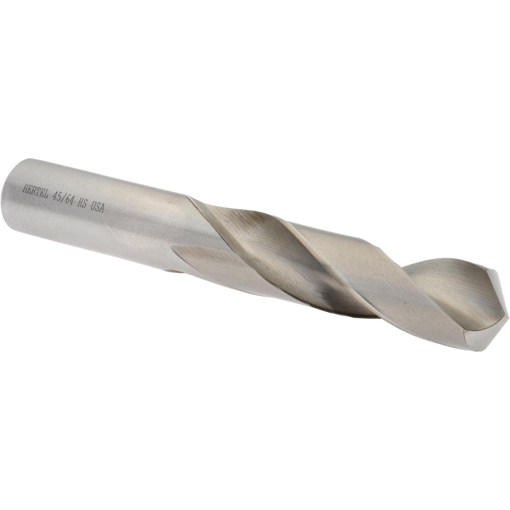 Hertel 89321814 Screw Machine Length Drill Bit: 0.7031" Dia, 118 °, High Speed Steel Image