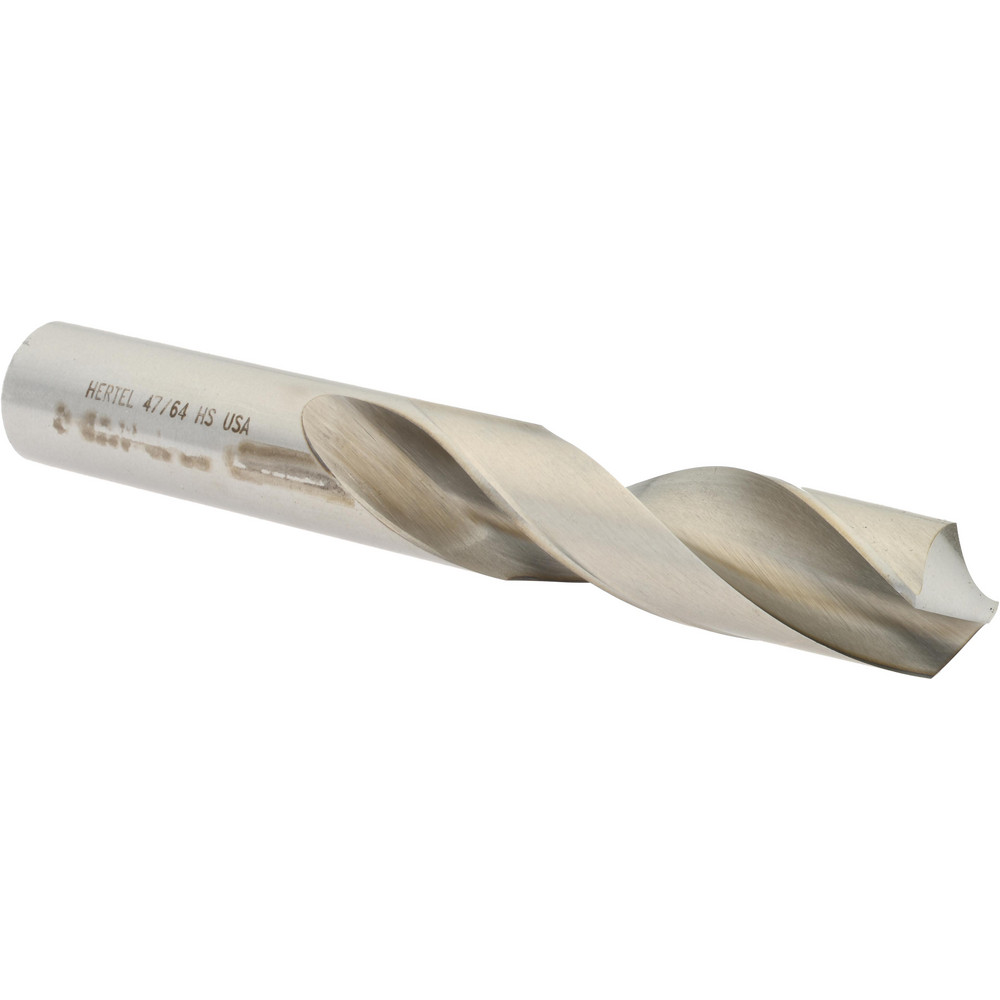Hertel 89321848 Screw Machine Length Drill Bit: 0.7344" Dia, 118 &deg;, High Speed Steel Image