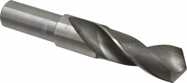 Hertel 89322028 Screw Machine Length Drill Bit: 1.1875" Dia, 118 °, High Speed Steel Image