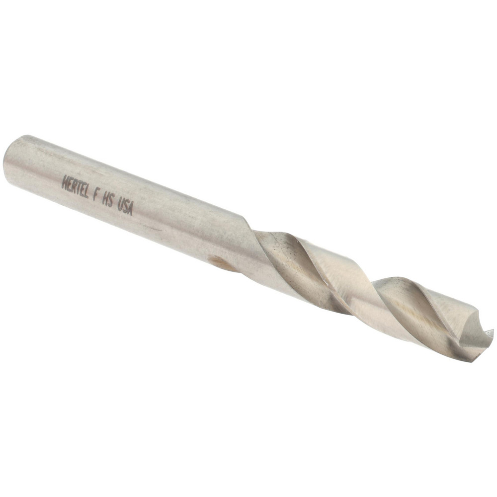 Hertel Screw Machine Length Drill Bit Letter F, 118 deg Point, HighSpeed Steel MSC