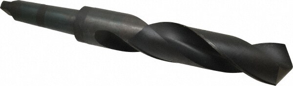 Taper Shank Drill Bit: 2.5" Dia, 5MT, 118 °, High Speed Steel