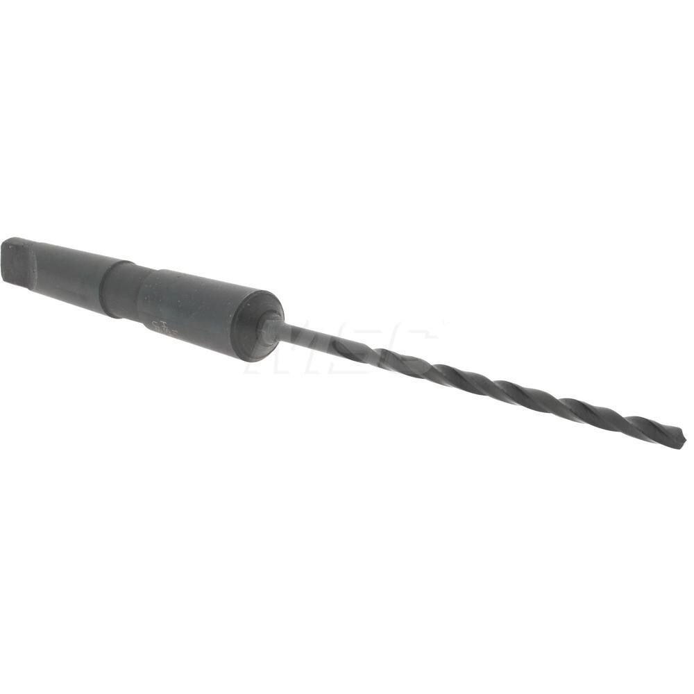 Taper Shank Drill Bit: 0.125" Dia, 1MT, 118 °, High Speed Steel