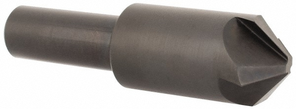 Hertel 18657 3/4" Head Diam, 1/2" Shank Diam, 4 Flute 100&deg; High Speed Steel Countersink Image