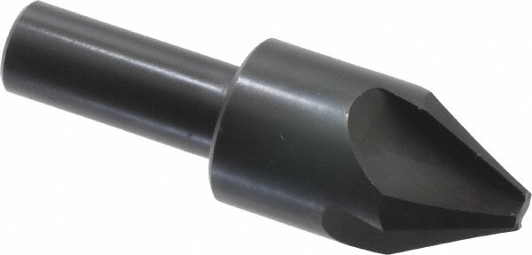 Hertel 18663 7/8" Head Diam, 1/2" Shank Diam, 4 Flute 60&deg; High Speed Steel Countersink Image