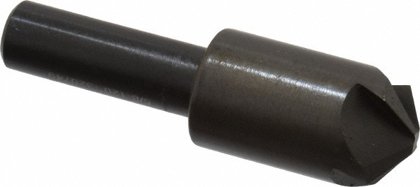 Hertel 18649 5/8" Head Diam, 3/8" Shank Diam, 4 Flute 120&deg; High Speed Steel Countersink Image