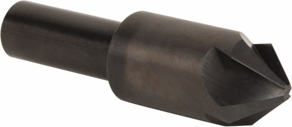 Hertel 18653 3/4" Head Diam, 1/2" Shank Diam, 4 Flute 82&deg; High Speed Steel Countersink Image