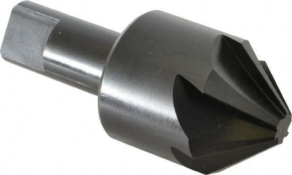 Hertel 18119 1-1/2" Head Diam, 3/4" Shank Diam, 6 Flute 82° High Speed Steel Countersink Image