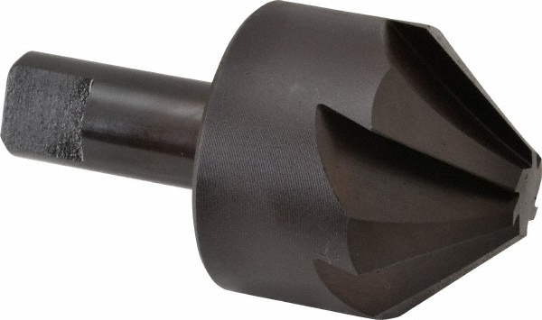 Hertel 18125 2" Head Diam, 1" Shank Diam, 6 Flute 82° High Speed Steel Countersink Image