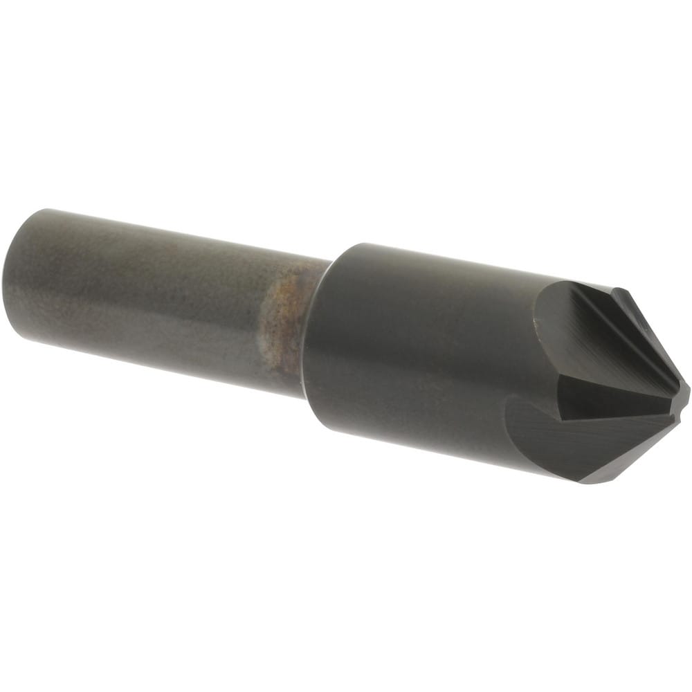 Hertel 18631 1/2" Head Diam, 3/8" Shank Diam, 4 Flute 90° High Speed Steel Countersink Image