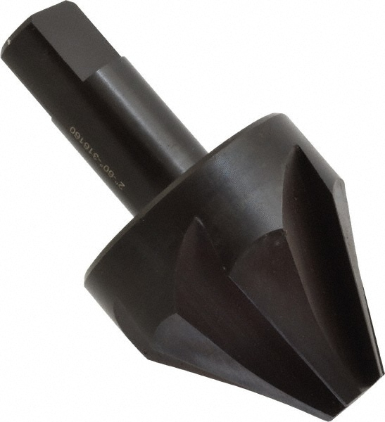 Hertel 18124 2" Head Diam, 1" Shank Diam, 6 Flute 60° High Speed Steel Countersink Image