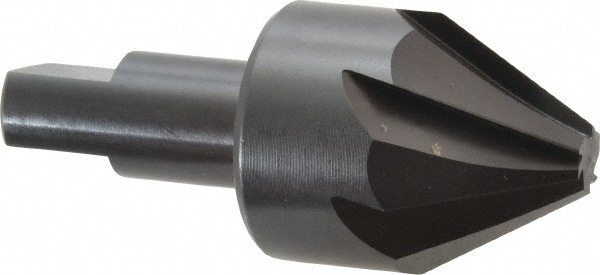 Hertel 18118 1-1/2" Head Diam, 3/4" Shank Diam, 6 Flute 60° High Speed Steel Countersink Image