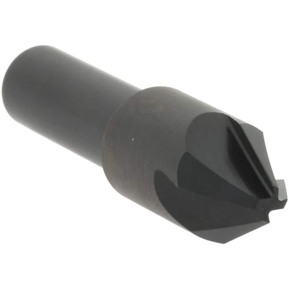 Hertel 18627 Countersink: 1/2" Head Dia, 60 ° Included Angle, 4 Flutes, High Speed Steel Image