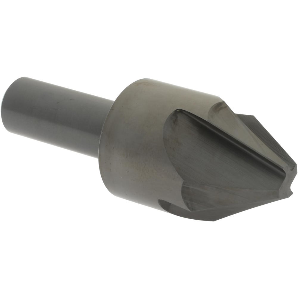 Hertel 18675 1" Head Diam, 1/2" Shank Diam, 4 Flute 60° High Speed Steel Countersink Image