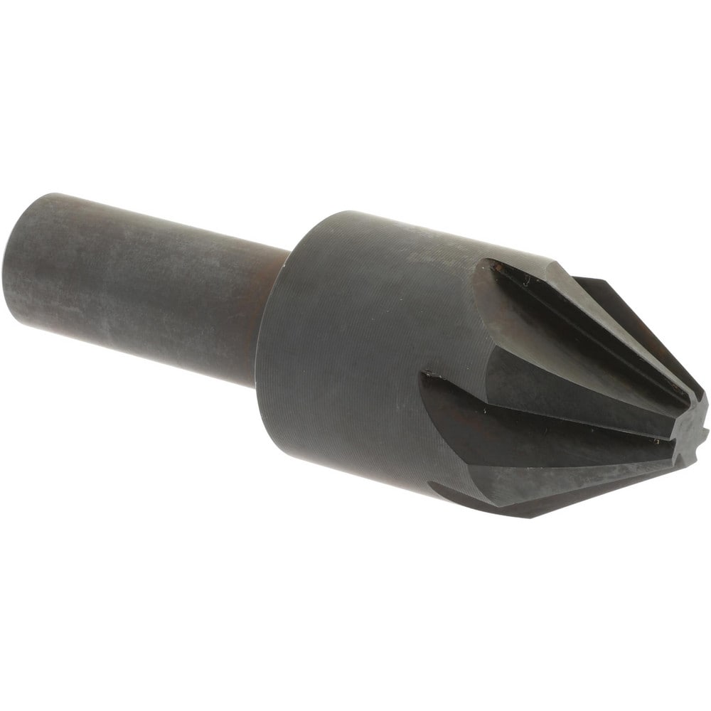 Hertel 18543 7/8" Head Diam, 1/2" Shank Diam, 6 Flute 60° High Speed Steel Countersink Image