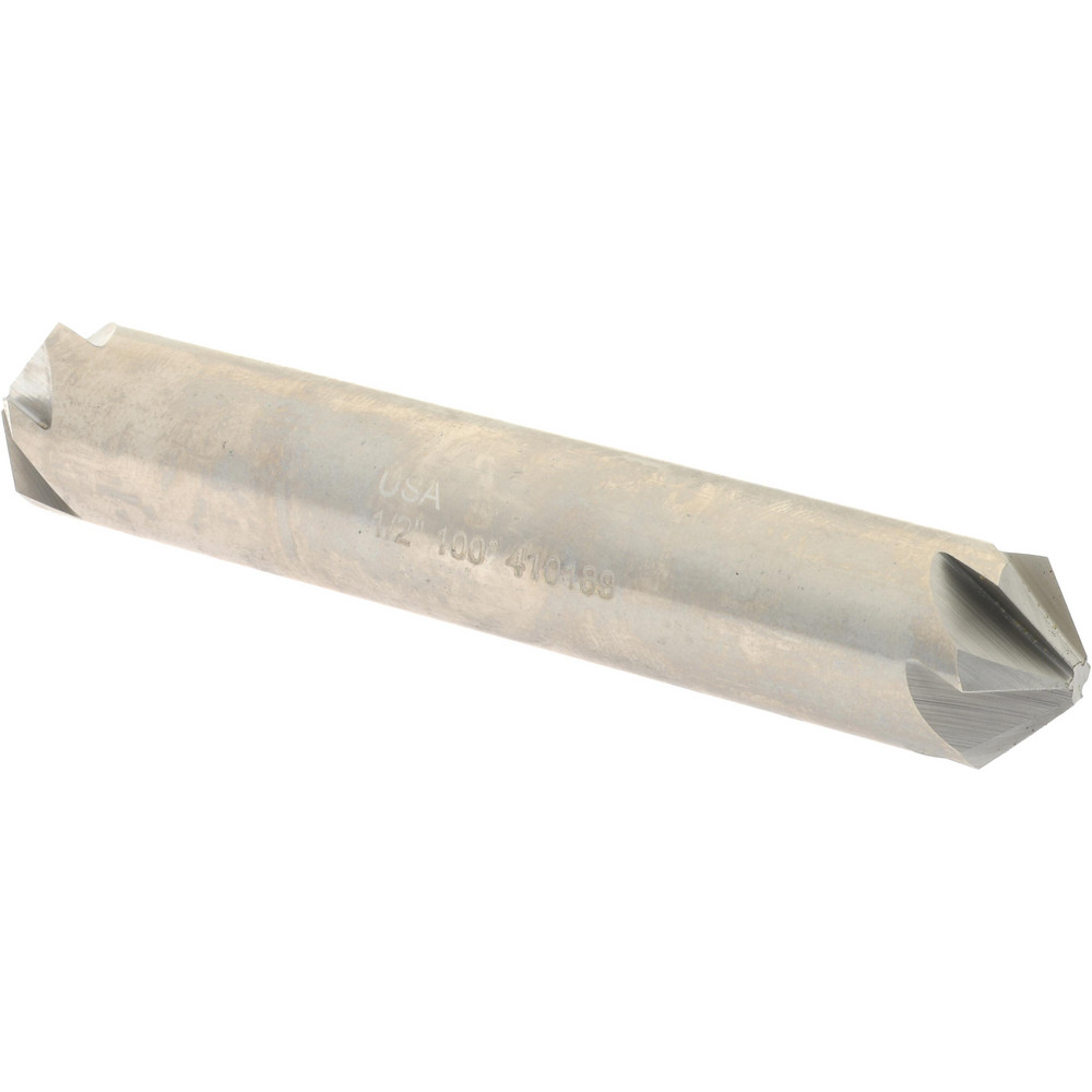 Hertel 18316 1/2" Head Diam, 1/2" Shank Diam, 6 Flute 100&deg; High Speed Steel Countersink Image