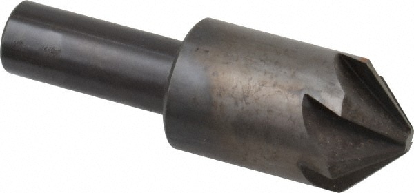 Hertel 18545 7/8" Head Diam, 1/2" Shank Diam, 6 Flute 90° High Speed Steel Countersink Image