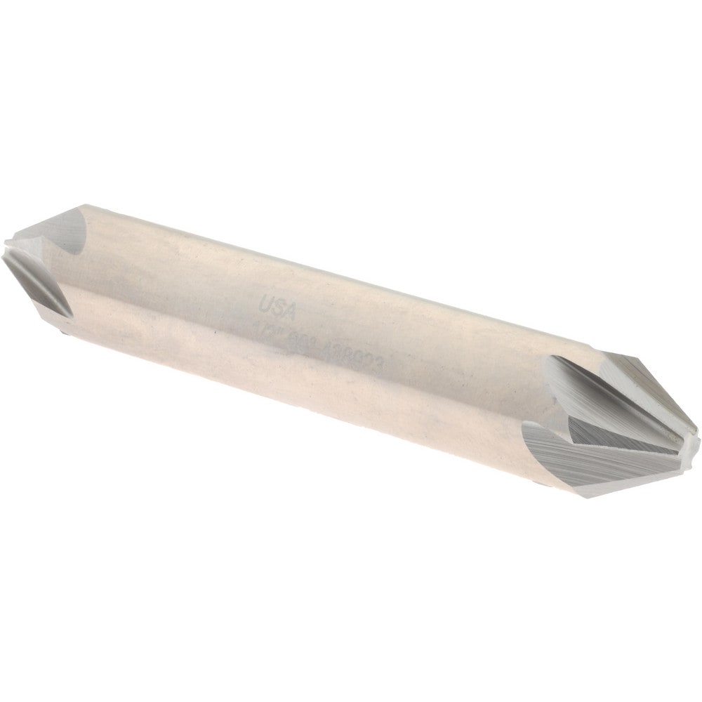 Hertel 18313 1/2" Head Diam, 1/2" Shank Diam, 6 Flute 60° High Speed Steel Countersink Image