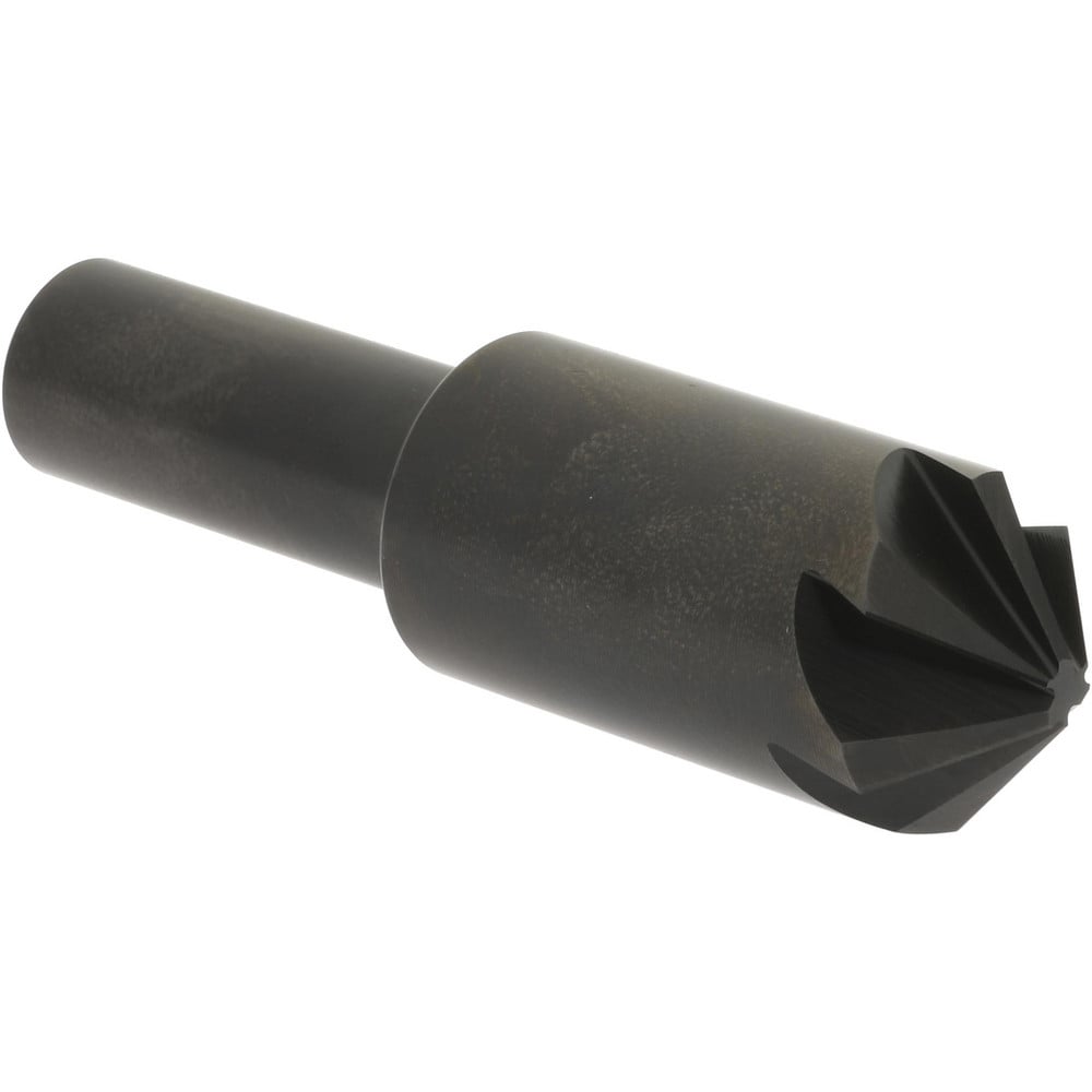 Hertel 18540 3/4" Head Diam, 1/2" Shank Diam, 6 Flute 100° High Speed Steel Countersink Image