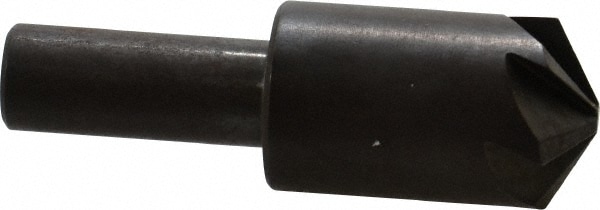 Hertel 18549 7/8" Head Diam, 1/2" Shank Diam, 6 Flute 120° High Speed Steel Countersink Image