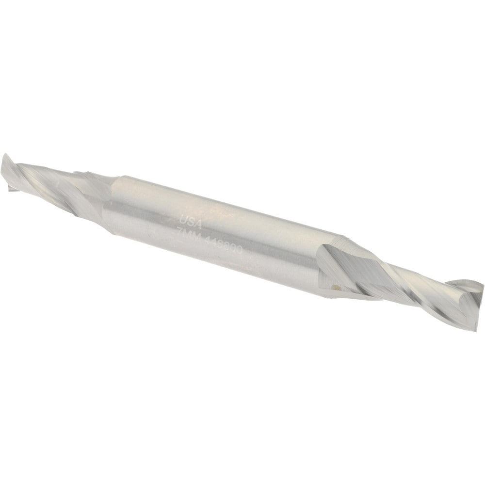 Hertel 12930 Square End Mill: 0.2756 Dia, 9/16 LOC, 3/8 Shank Dia, 3-1/8 OAL, 2 Flutes, Cobalt Image