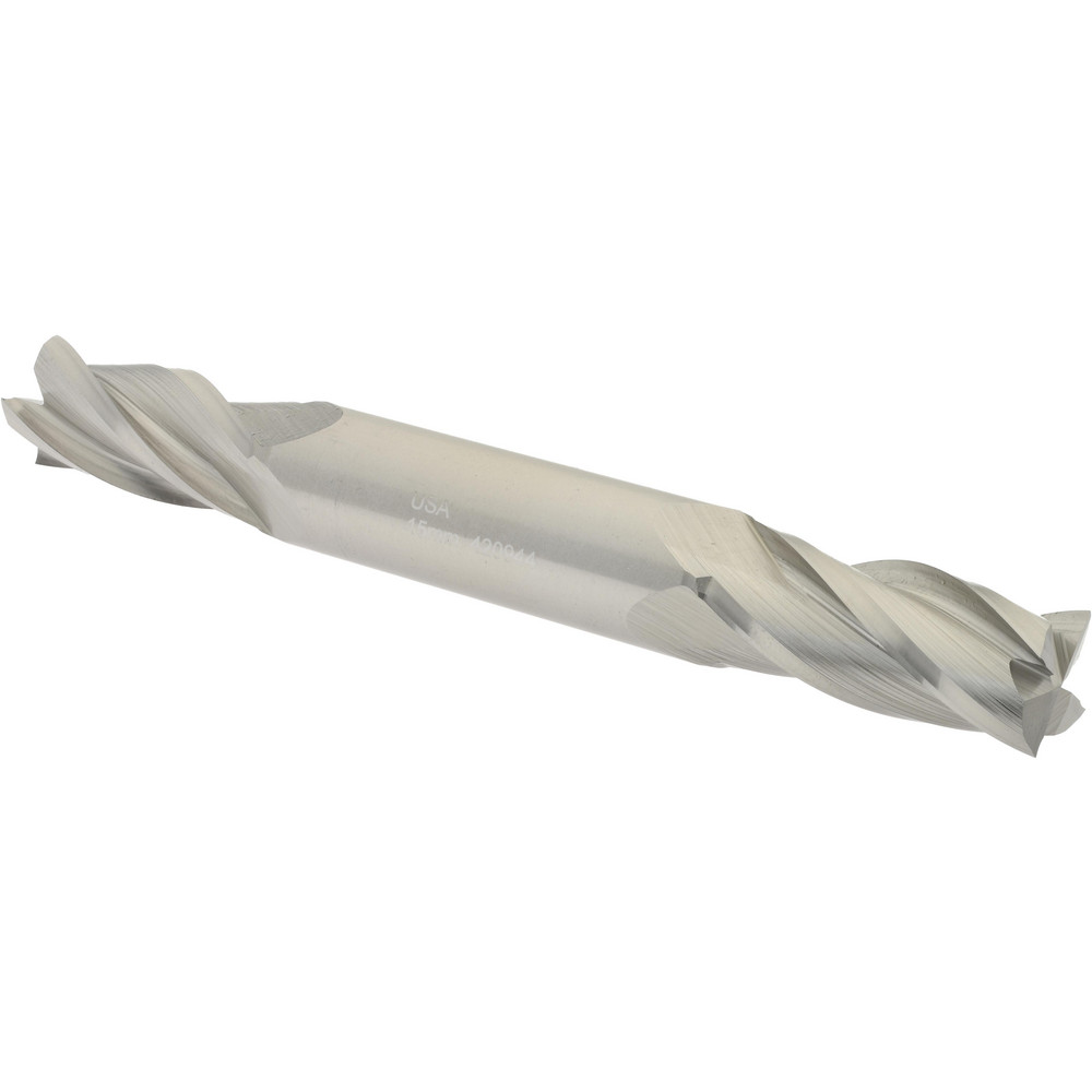 Hertel 13050 Square End Mill: 0.5906 Dia, 1-3/8 LOC, 5/8 Shank Dia, 5 OAL, 4 Flutes, High Speed Steel Image