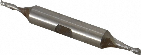Hertel 12922 Square End Mill: 0.1181 Dia, 3/8 LOC, 3/8 Shank Dia, 3-1/16 OAL, 2 Flutes, Cobalt Image