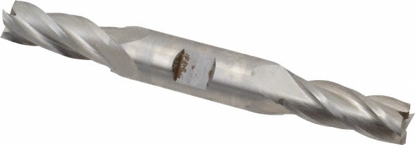Hertel 13046 Square End Mill: 0.5118 Dia, 1-3/8 LOC, 5/8 Shank Dia, 5 OAL, 4 Flutes, High Speed Steel Image